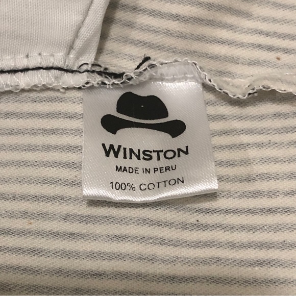 Winston Box Men Shorts Black BlackWhite Stripe Elastic Back Waist Short Sz 50 - Picture 10 of 10